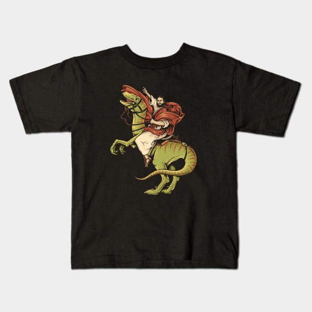 Raptored Kids T-Shirt by enkeldika2